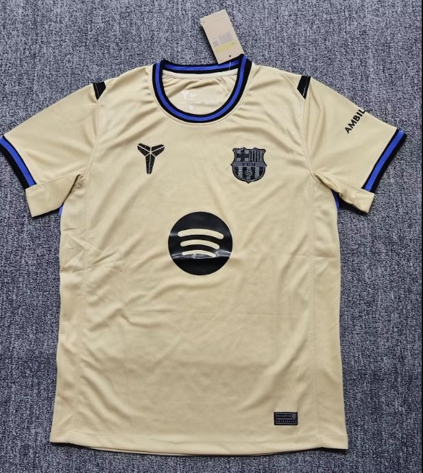AAA Quality Barcelona 25/26 Away Light Beige Soccer Jersey